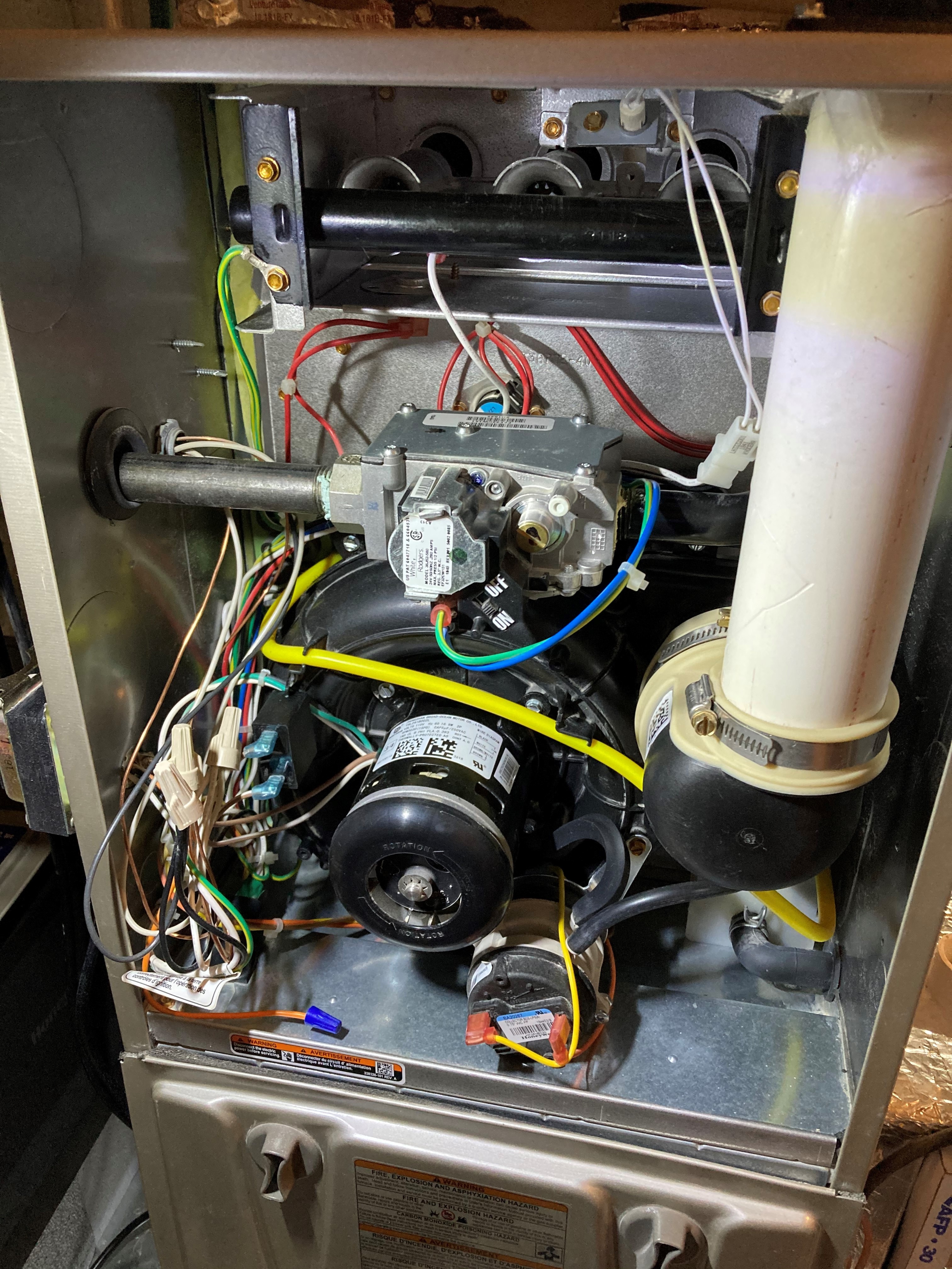 Furnace after professional cleaning